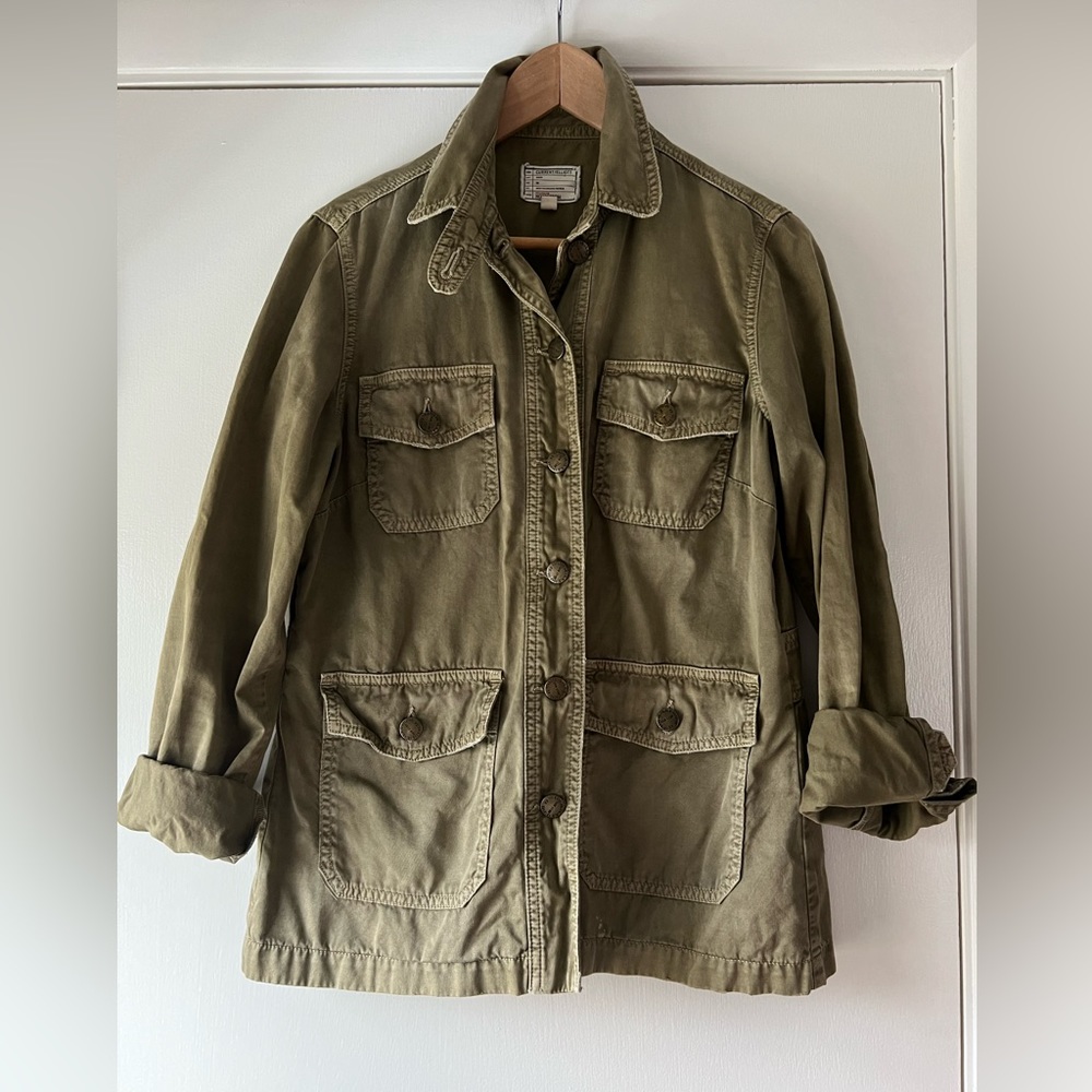 Current Elliot Nordstrom Army Green The Commander Military Jacket Size 1 Small - Picture 3 of 13